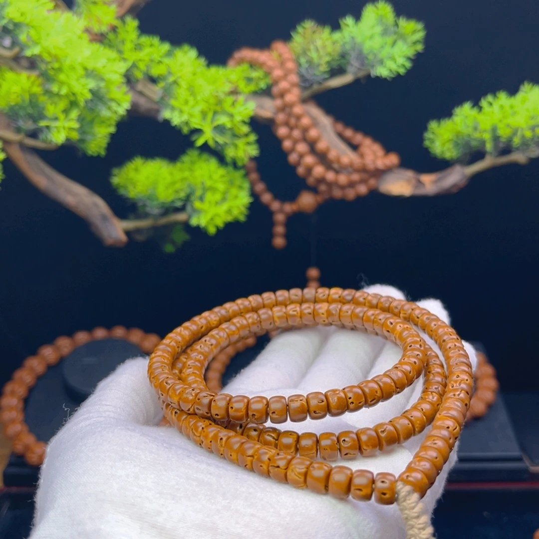 花***卷桃核吊坠野生桃核