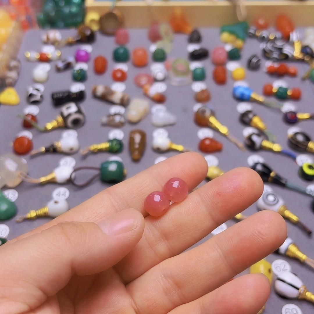 玛瑙/玉髓隔珠未镶嵌愛****