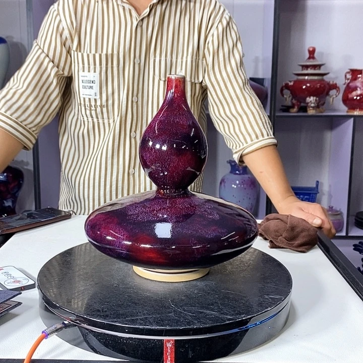 瓶中国神垕精品钧瓷