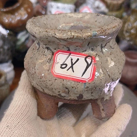 粗陶花盆手工花盆制作就这样