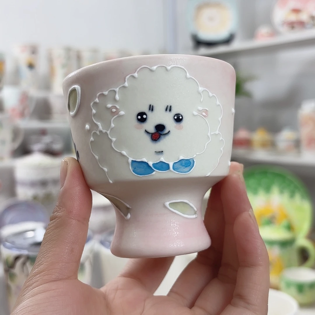 手绘高温釉下彩陶瓷