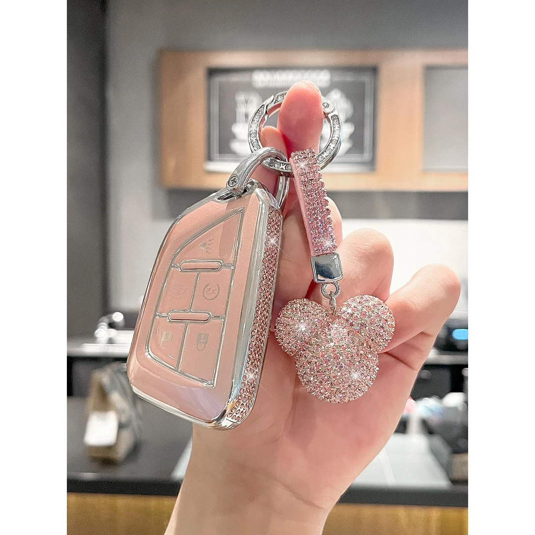 适用凯迪拉克钥匙套25款XT5/XT4扣XTS车XT6CT4/CT5壳CT6/GT4女士