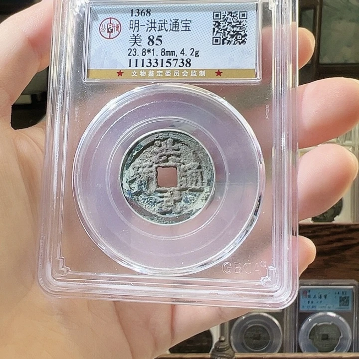 铜洪武通宝 小平