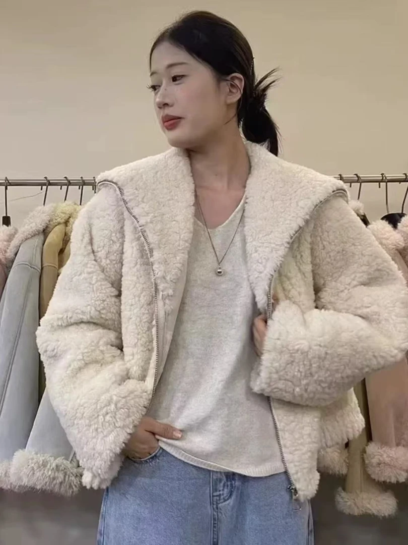 8893款百搭毛毛外套