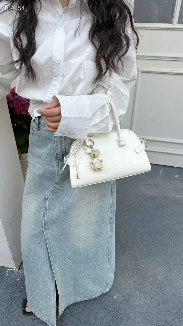 7293#石膏色【尺寸：长29宽12高22】潮流气质休闲百搭时尚女士单肩包