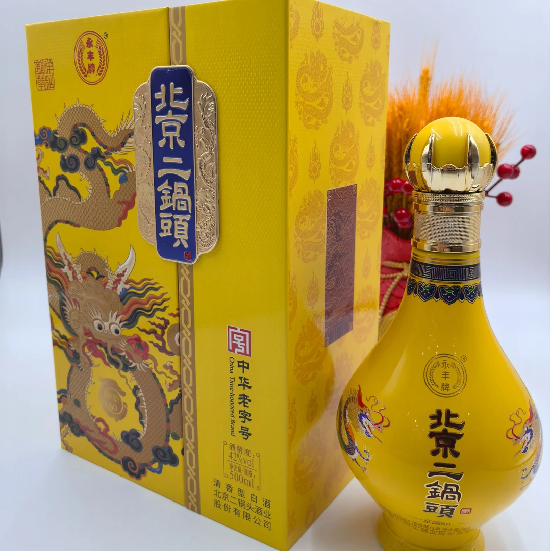 永丰牌永丰北京二锅头京韵60清香型白酒42度42度500ml