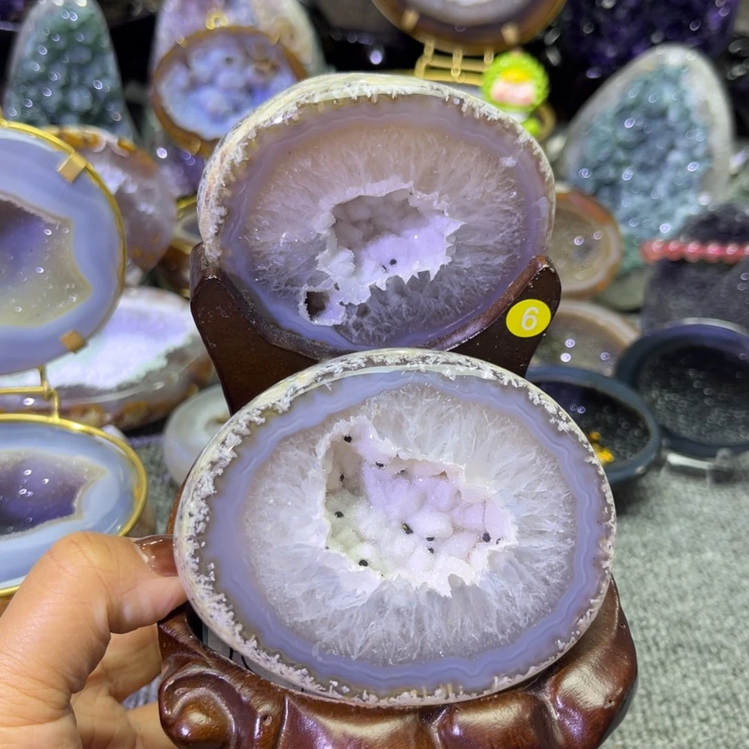 摆件紫晶未镶嵌水晶