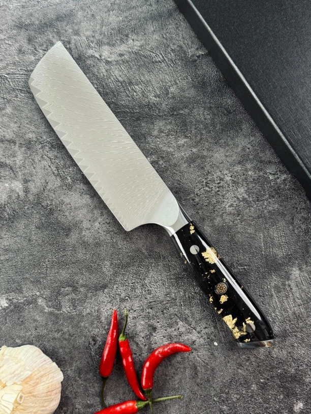 018金箔微瑕疵大马菜切切片刀家用锋利切肉刀具厨房厨师专用菜刀