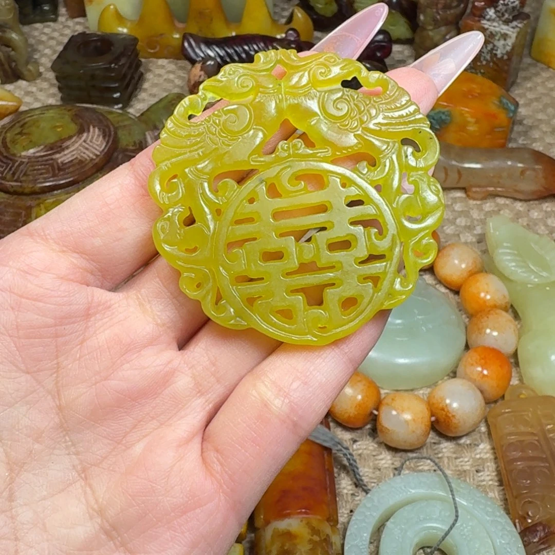 白玉菩提吊坠挂件