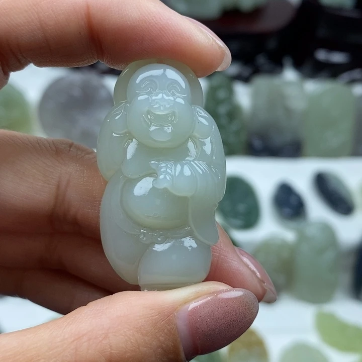 和田玉未镶嵌颈饰60