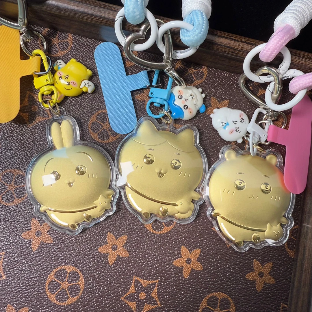 含金工艺品【吉伊卡哇】手机包包挂绳钥匙扣挂件生日情人节礼品礼物