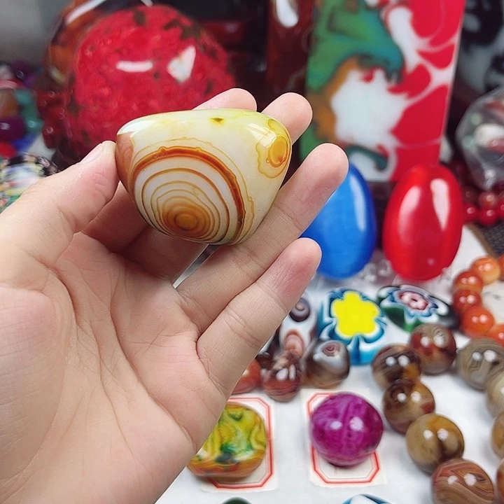 未镶嵌耳饰玛瑙/玉髓