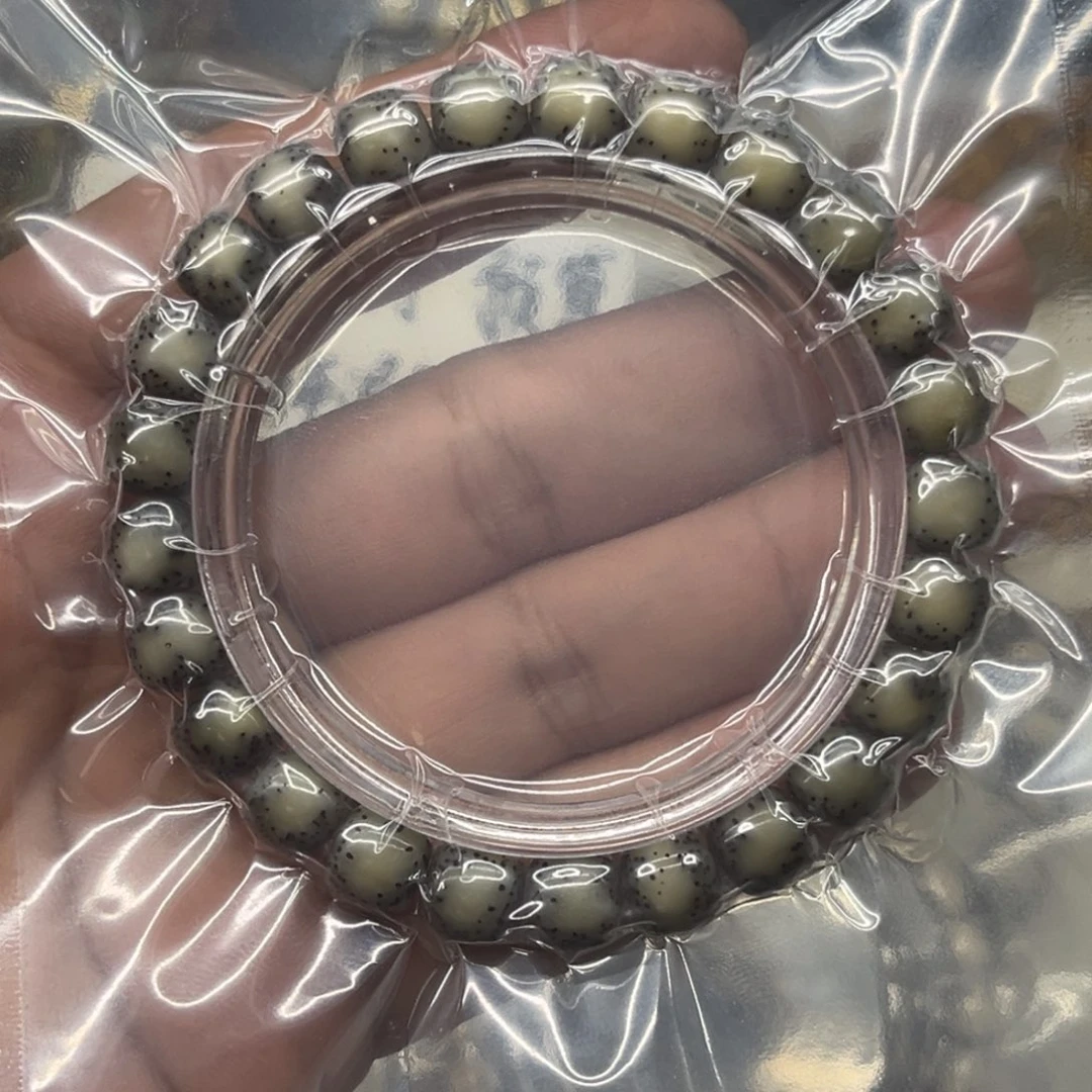 手串星月菩提卡9黑冰侧留白