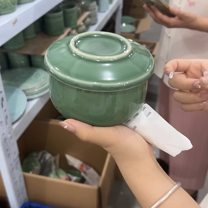 龙泉云间青瓷小米茶器