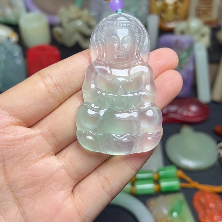 滴血莲花菩提吊坠