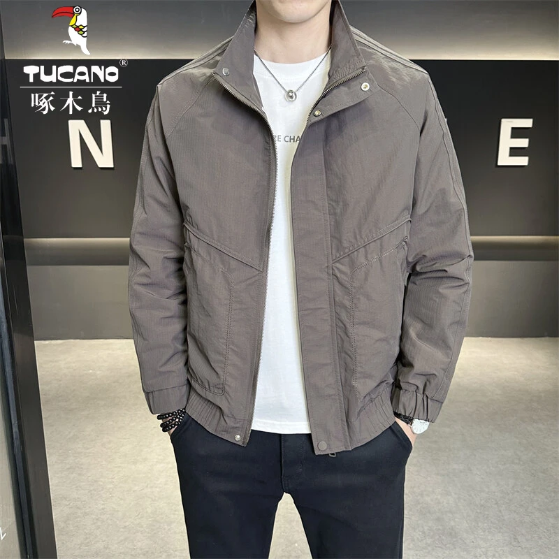 TUCANO/啄木鳥2025秋季新款男装立领夹克中青年时尚休闲帅气外套