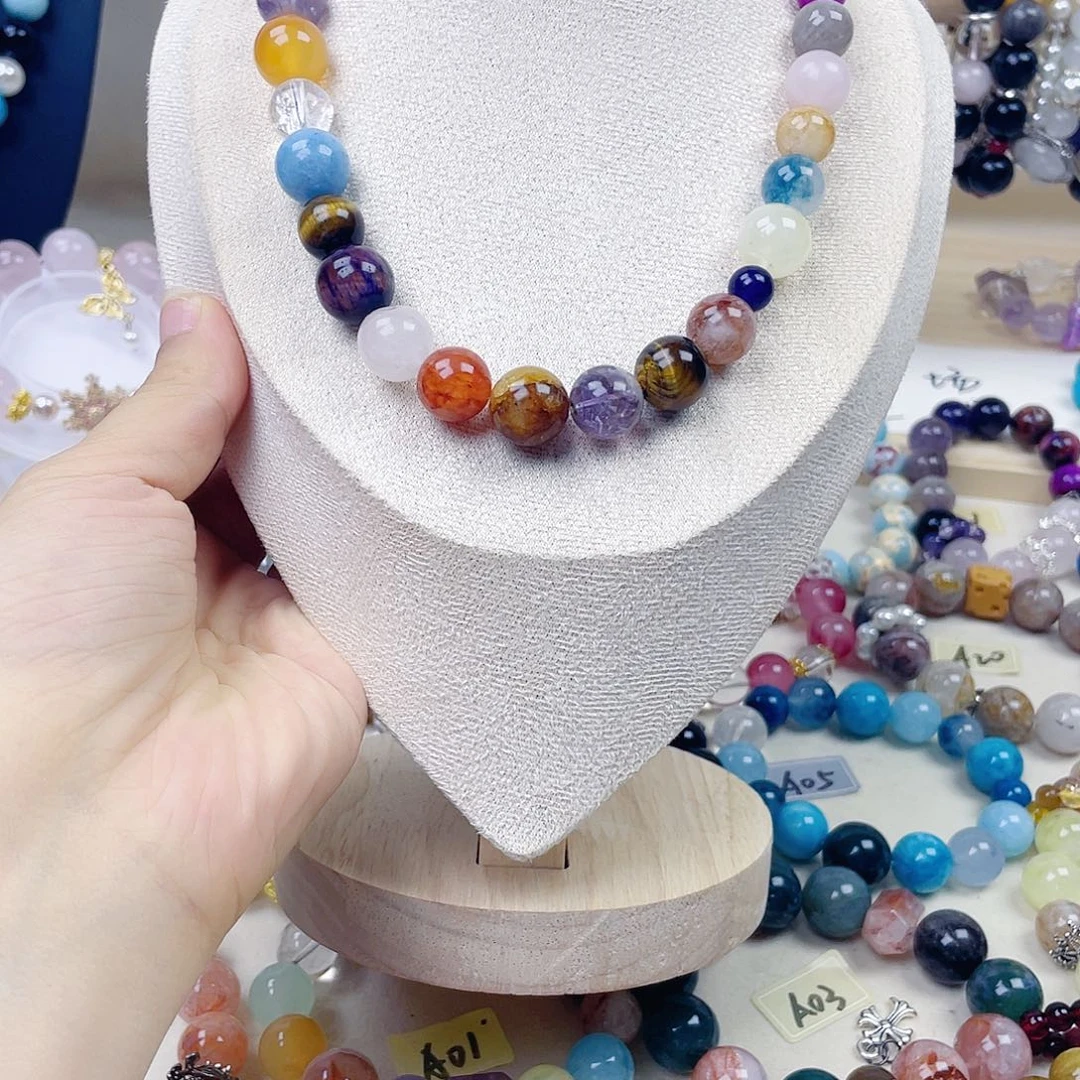 水晶手链银S925镶嵌