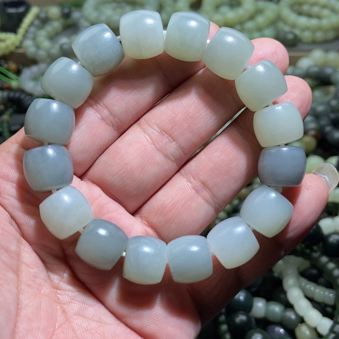 和田玉手链未镶嵌彩*