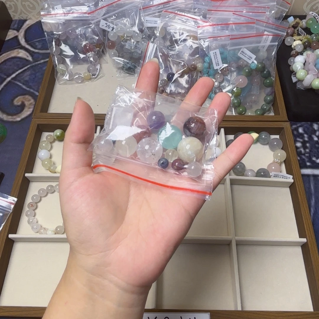 小***u手链水晶未镶嵌018号散珠有瑕