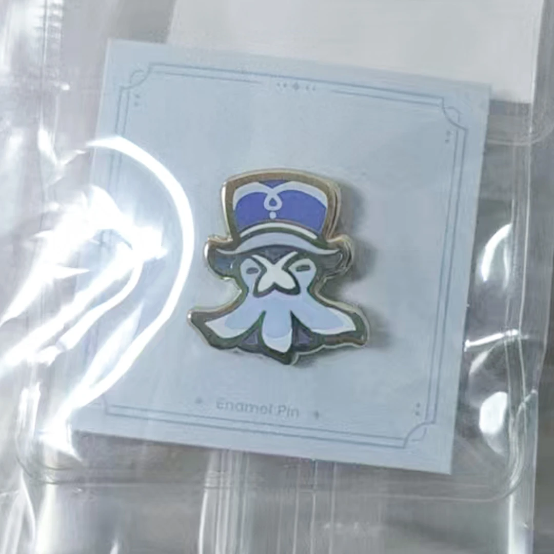 原创同人周边乌瑟勋爵(小章鱼)仿珐琅金属徽章【青羽misty】