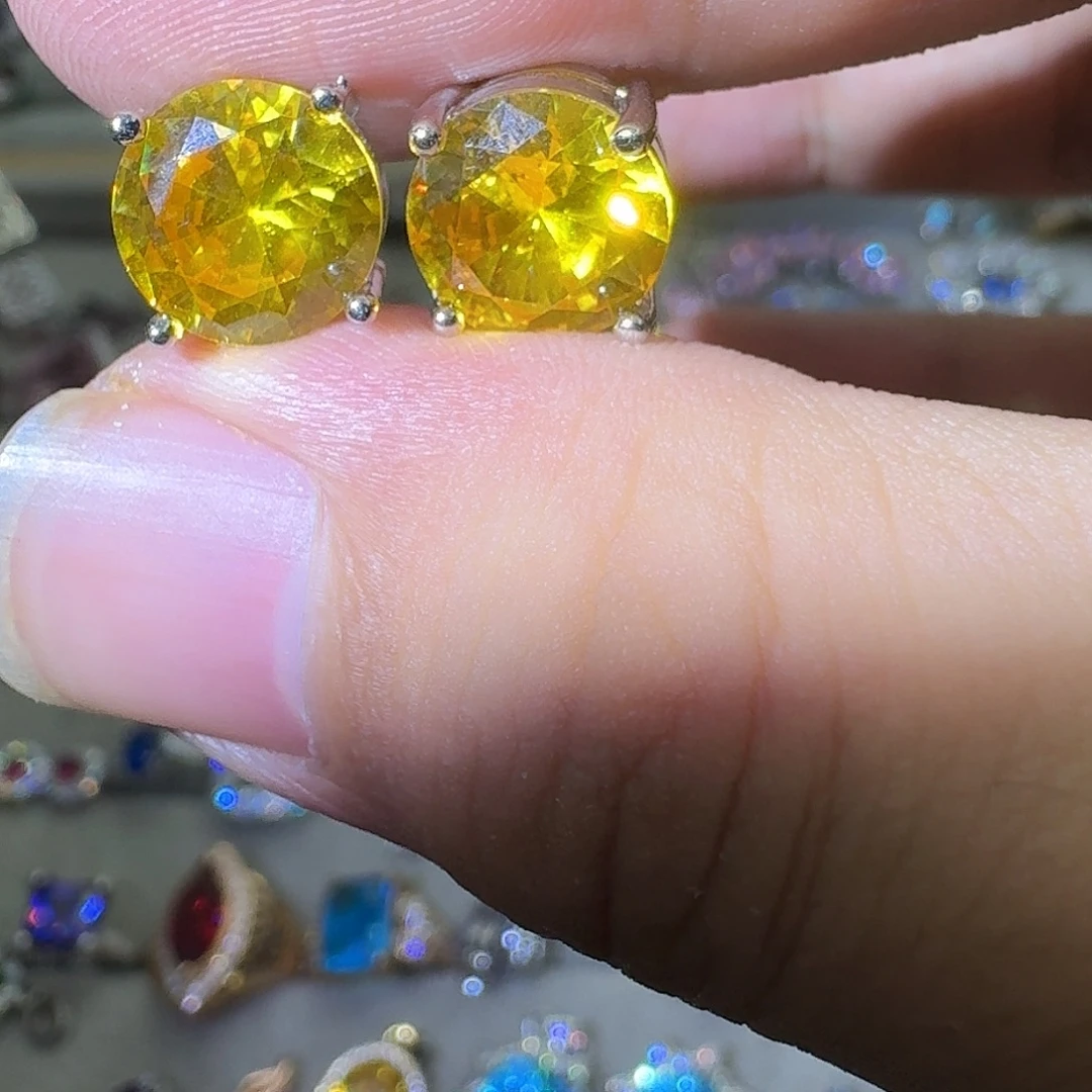 水晶银S925镶嵌戒指