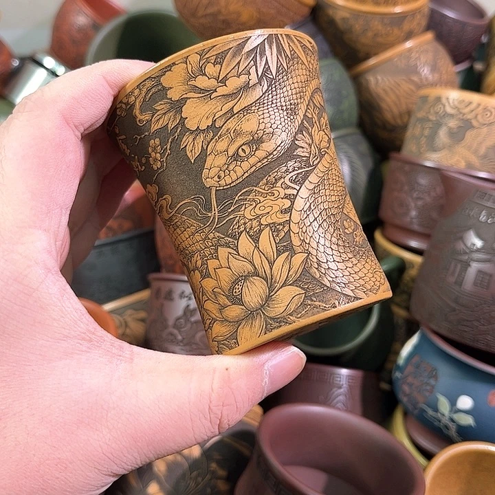 茶杯紫砂全手工紫砂主人杯