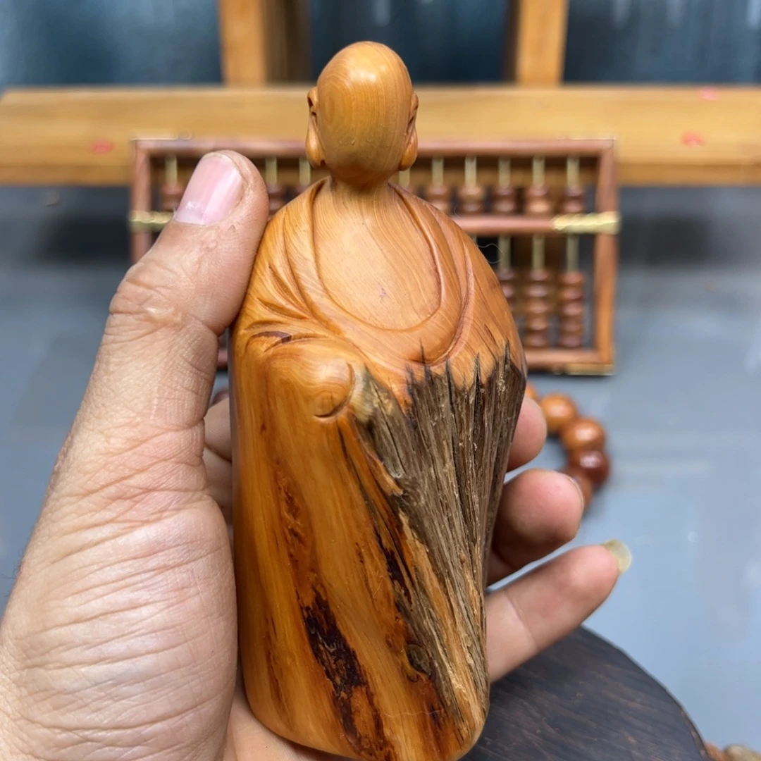 ****饮木崖柏木摆件手把件，