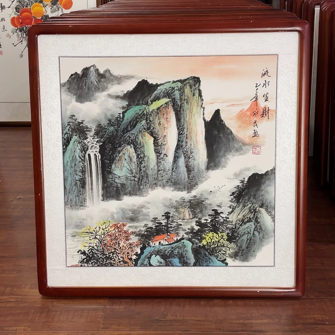 国画带框尺寸63*63厘米