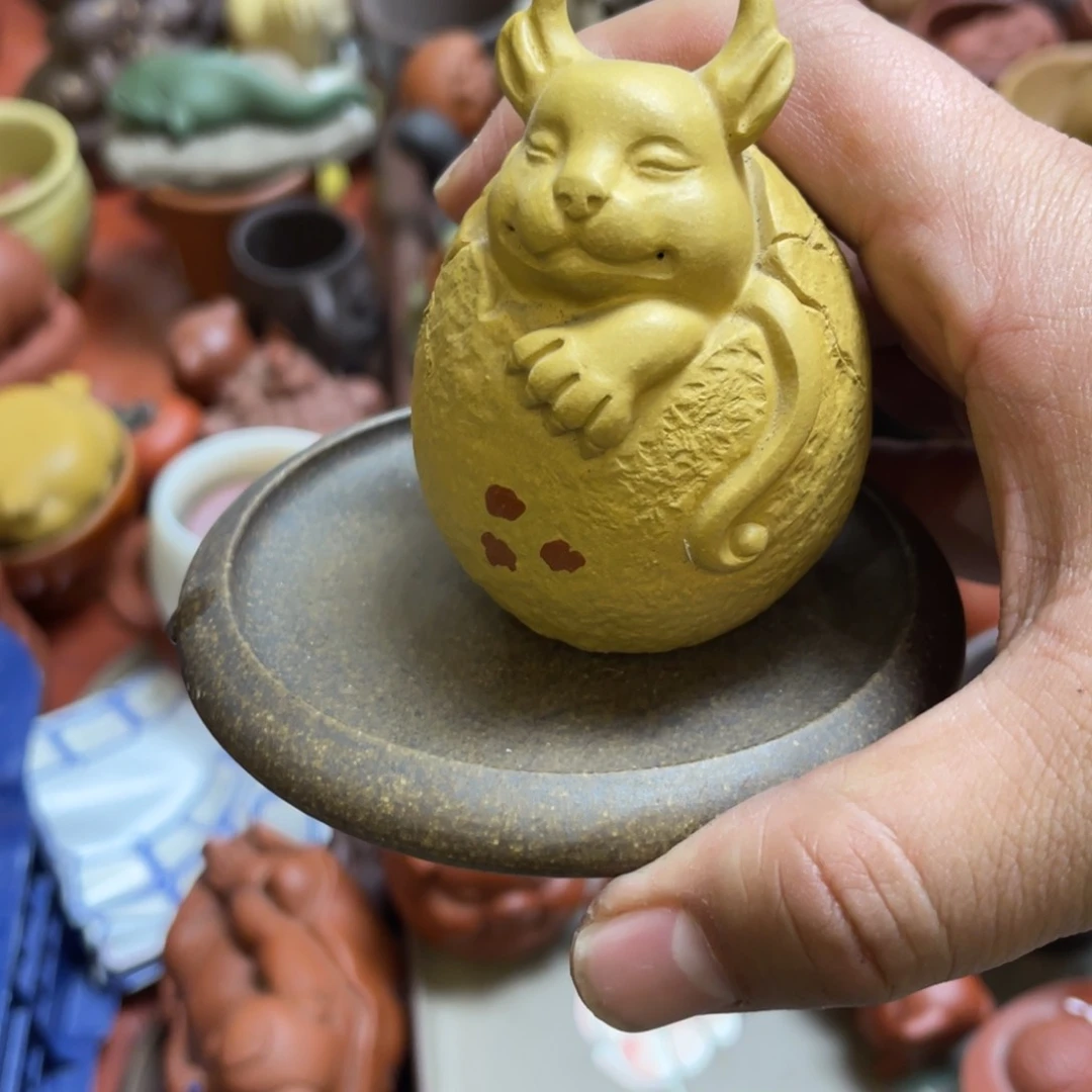 紫砂茶宠紫砂瑕疵