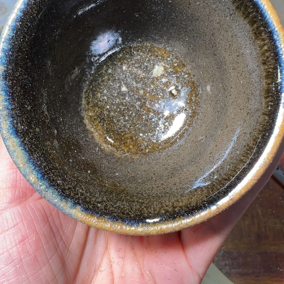 柴烧建盏茶盏茶杯70