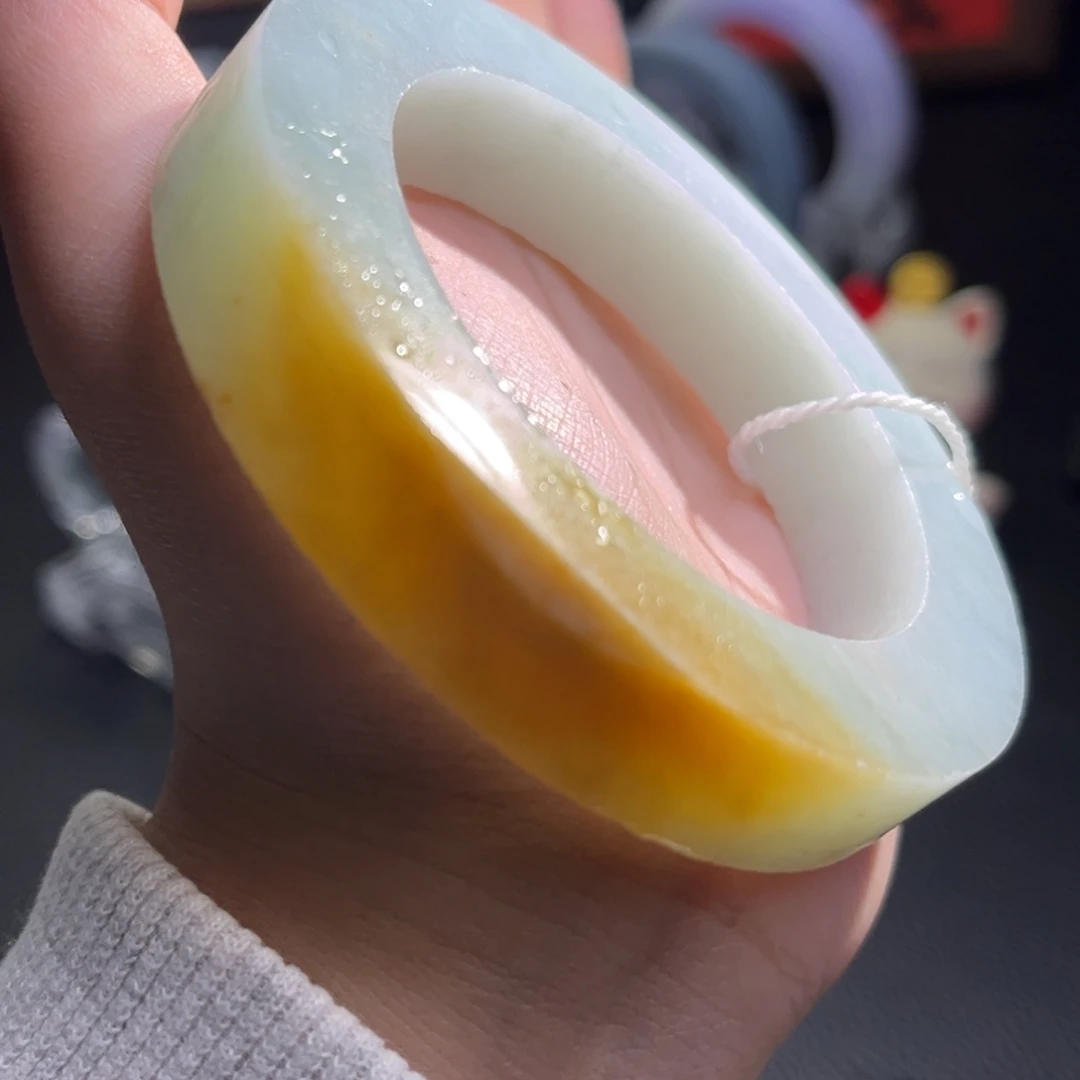 定制翡翠未镶嵌翡翠手镯定制不退不换