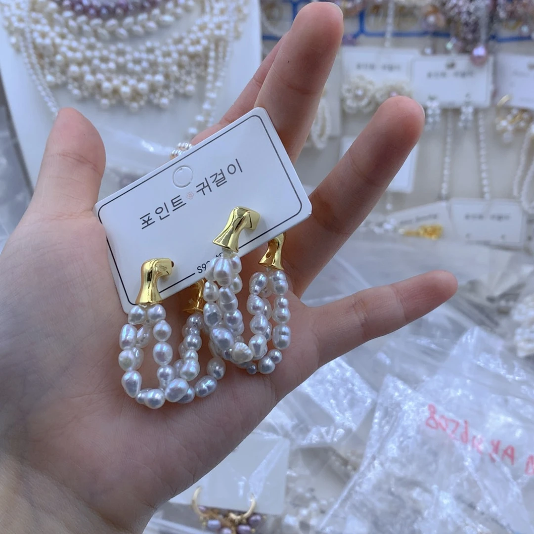 颈饰合金淡水珍珠