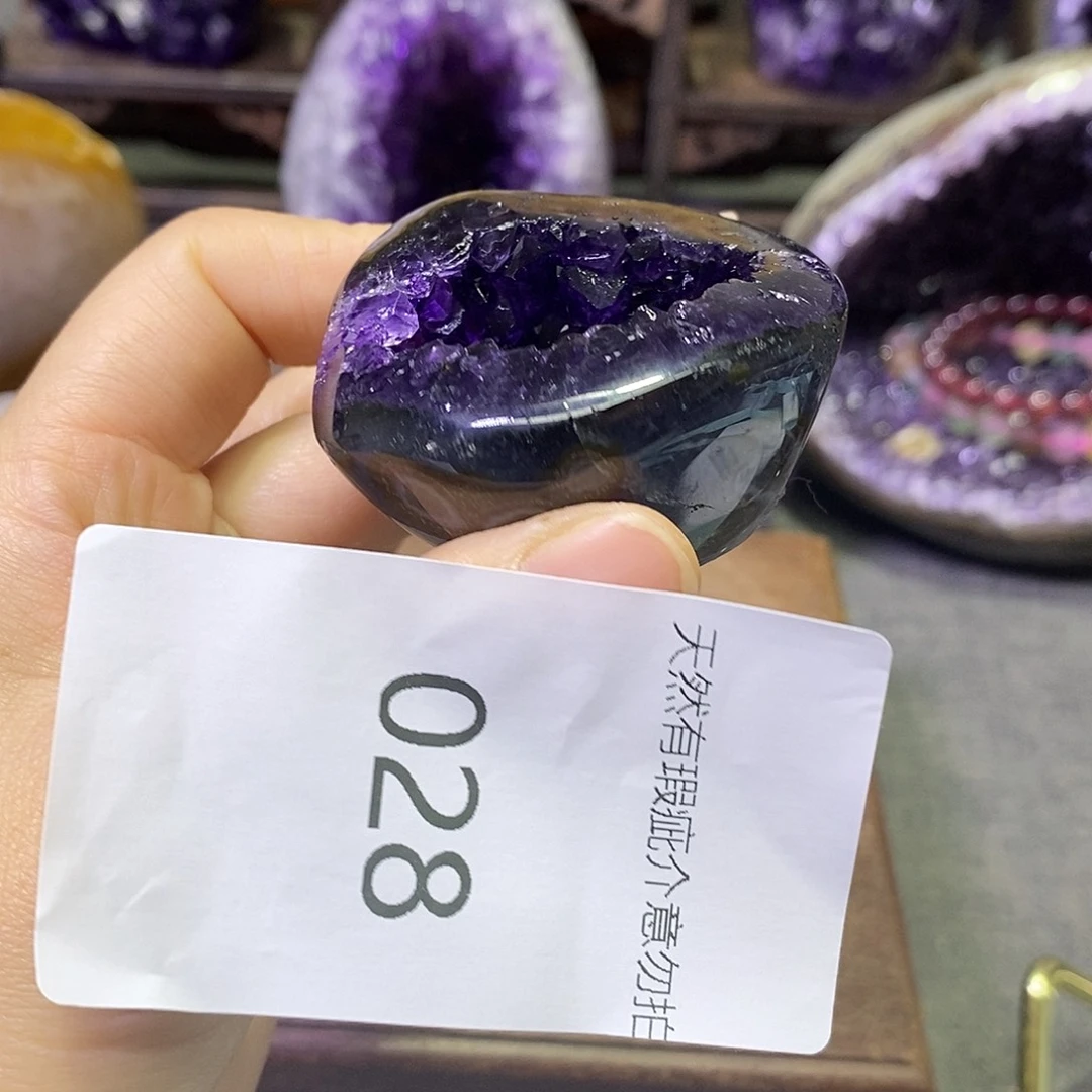 珠宝半成品紫晶未镶嵌