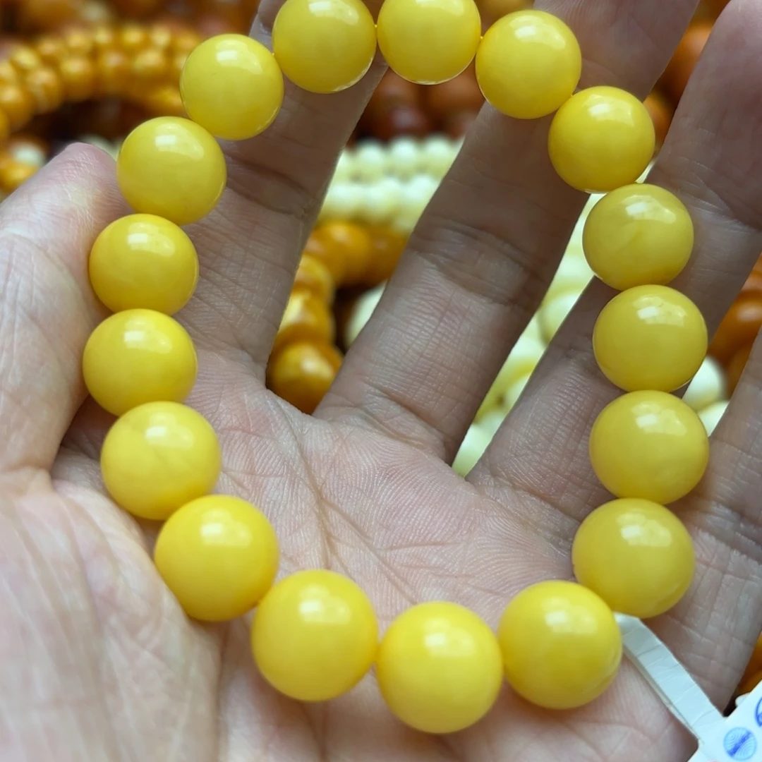 琥珀手链未镶嵌蜜蜡