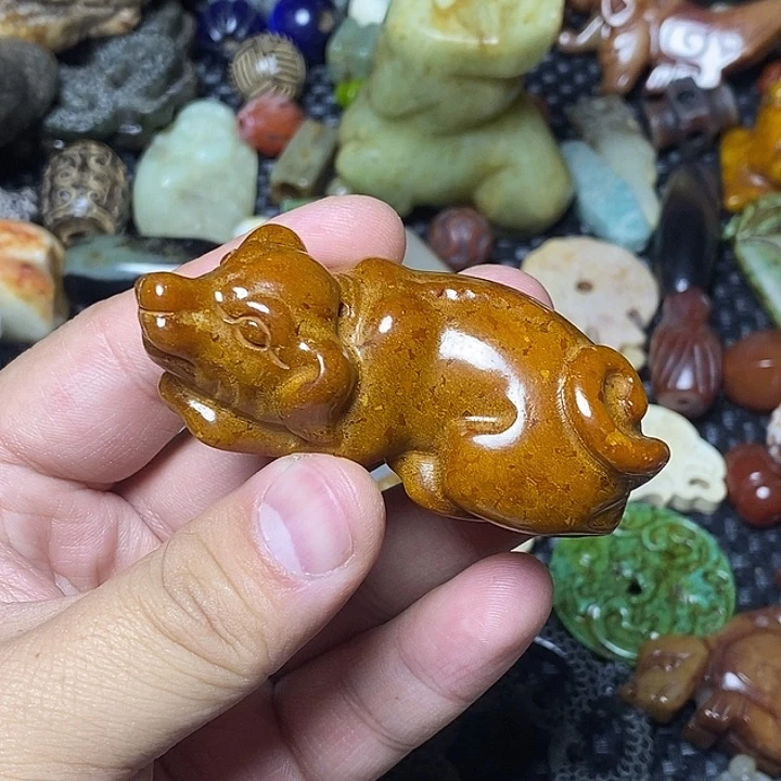 和田玉未镶嵌颈饰25