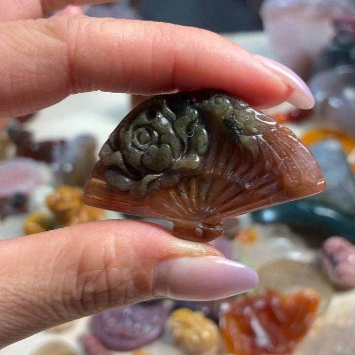 玛瑙/玉髓未镶嵌吊坠(不含链)