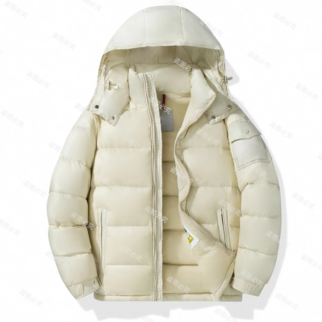 经典百搭锁温保暖连帽男女情侣羽绒服