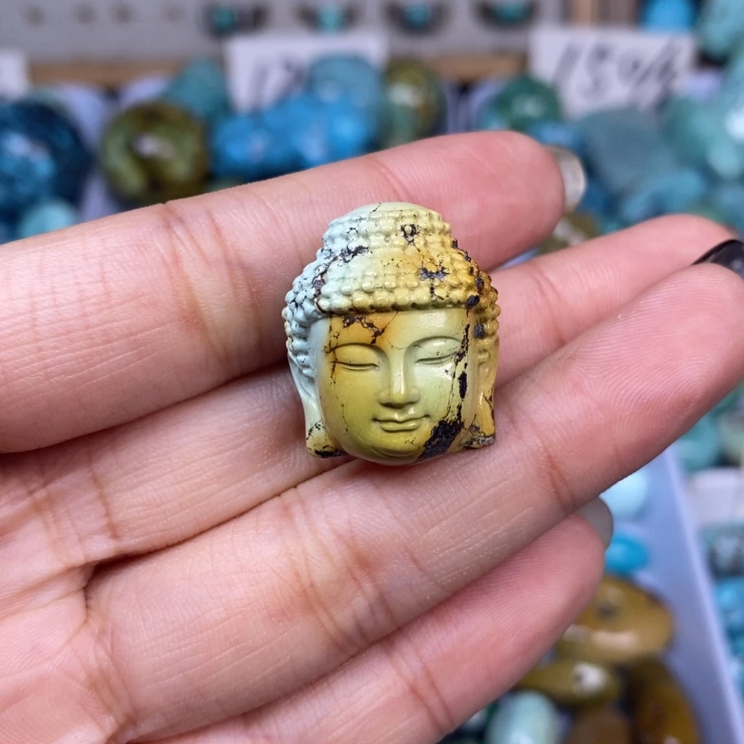 绿松石未镶嵌挂件