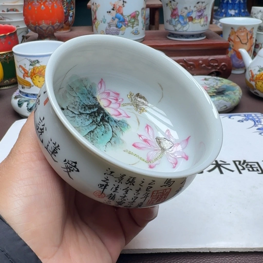 景德镇手工手绘展示