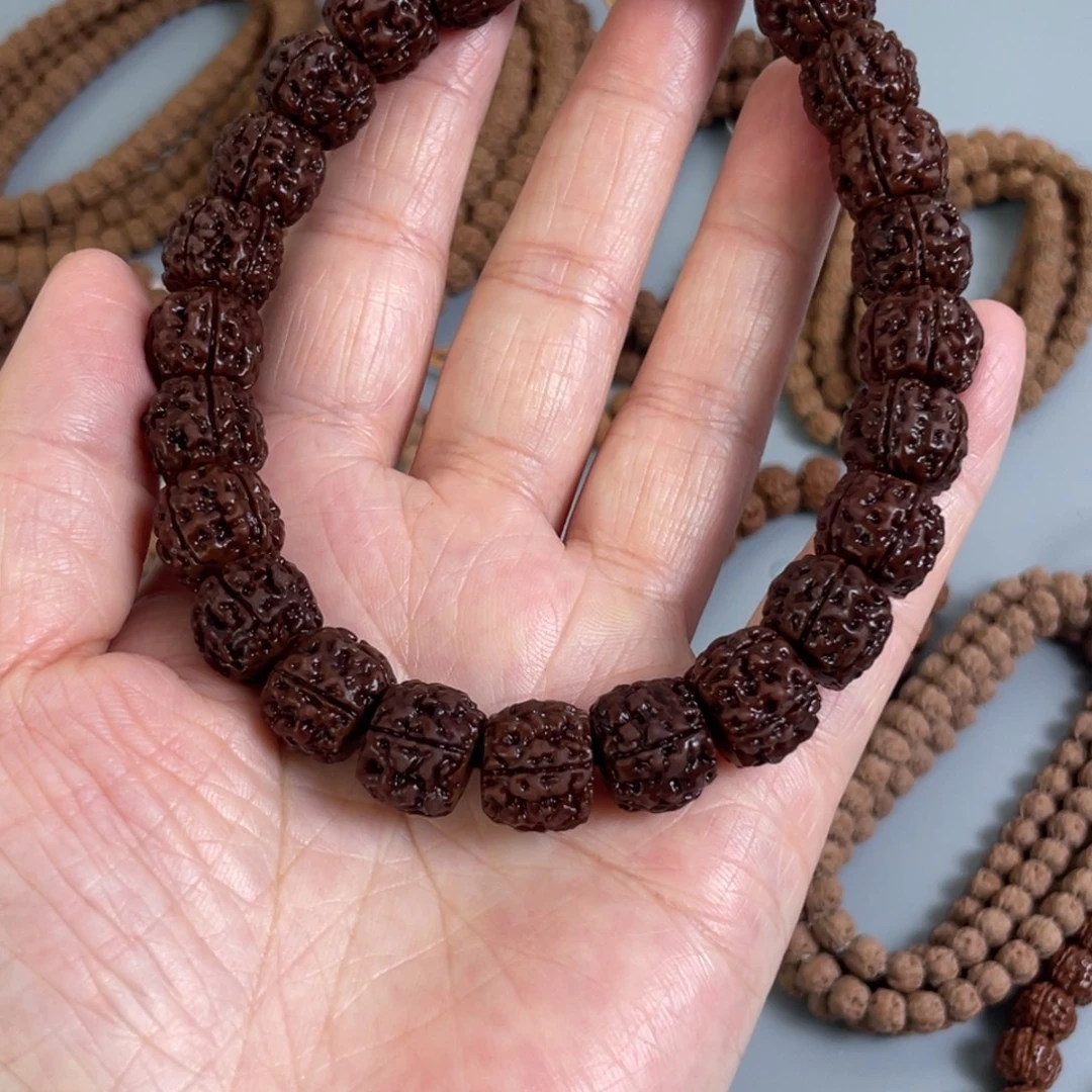 吊坠金刚菩提藏切盘龙手串