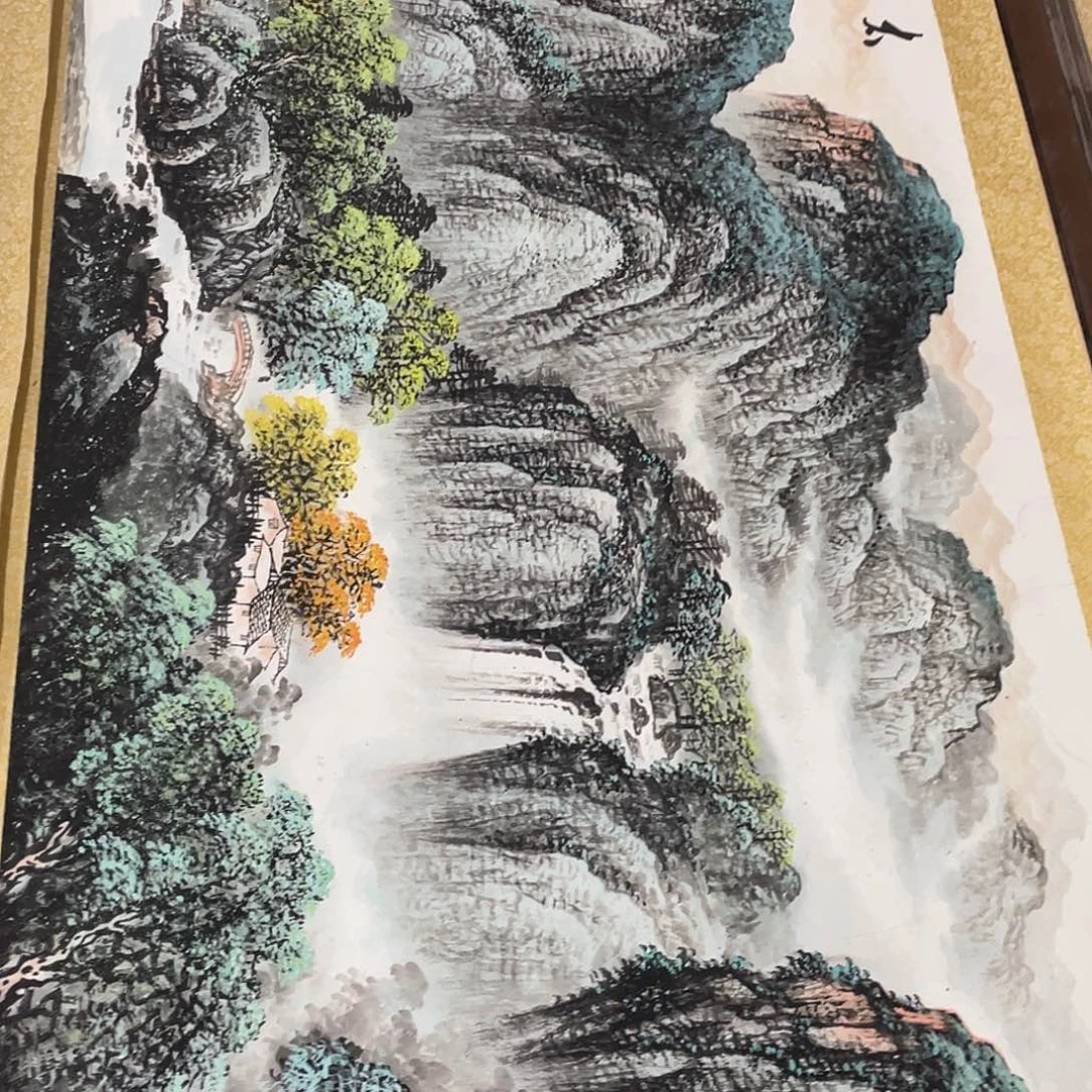 国画老师手笔手绘作品y