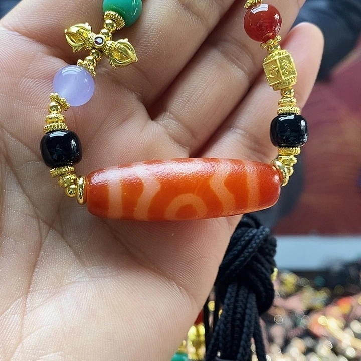 玛瑙/玉髓合金颈饰