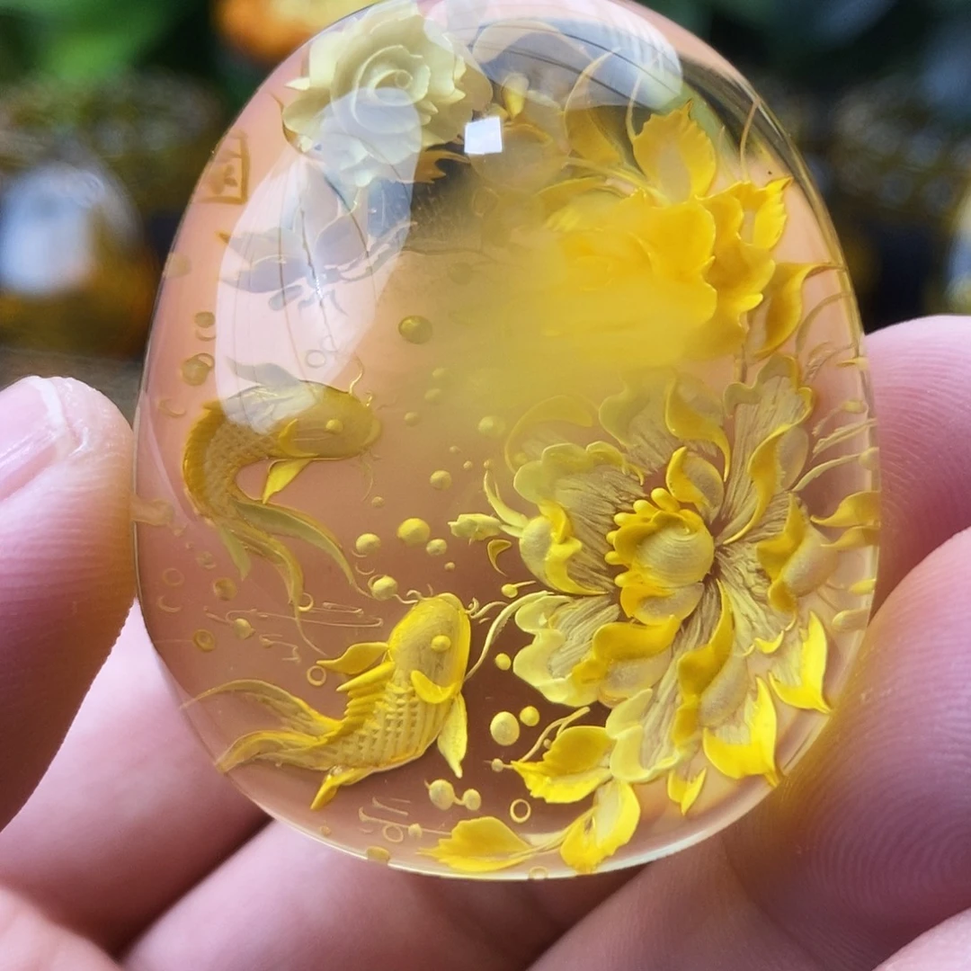 金珀未镶嵌吊坠(不含链)