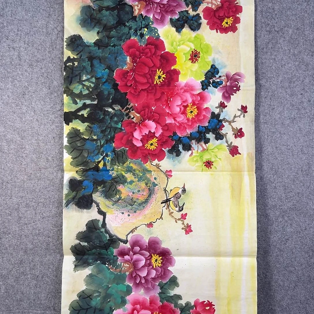 国画101 花鸟和蝴蝶都在等待它飞