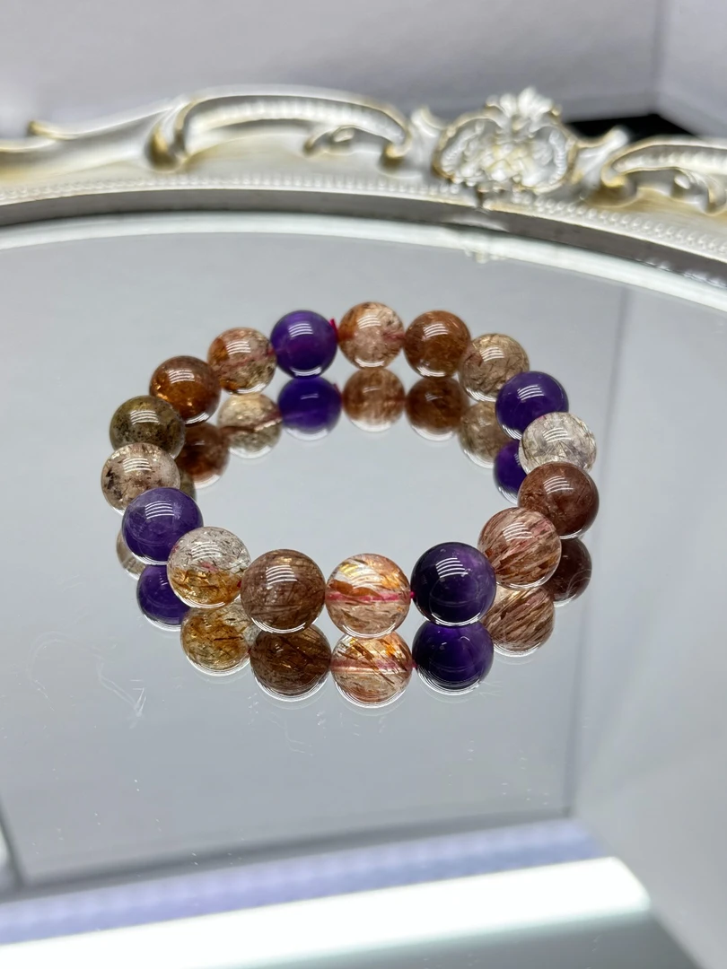 S014   超七手串天然水晶手串【多样性发其一】