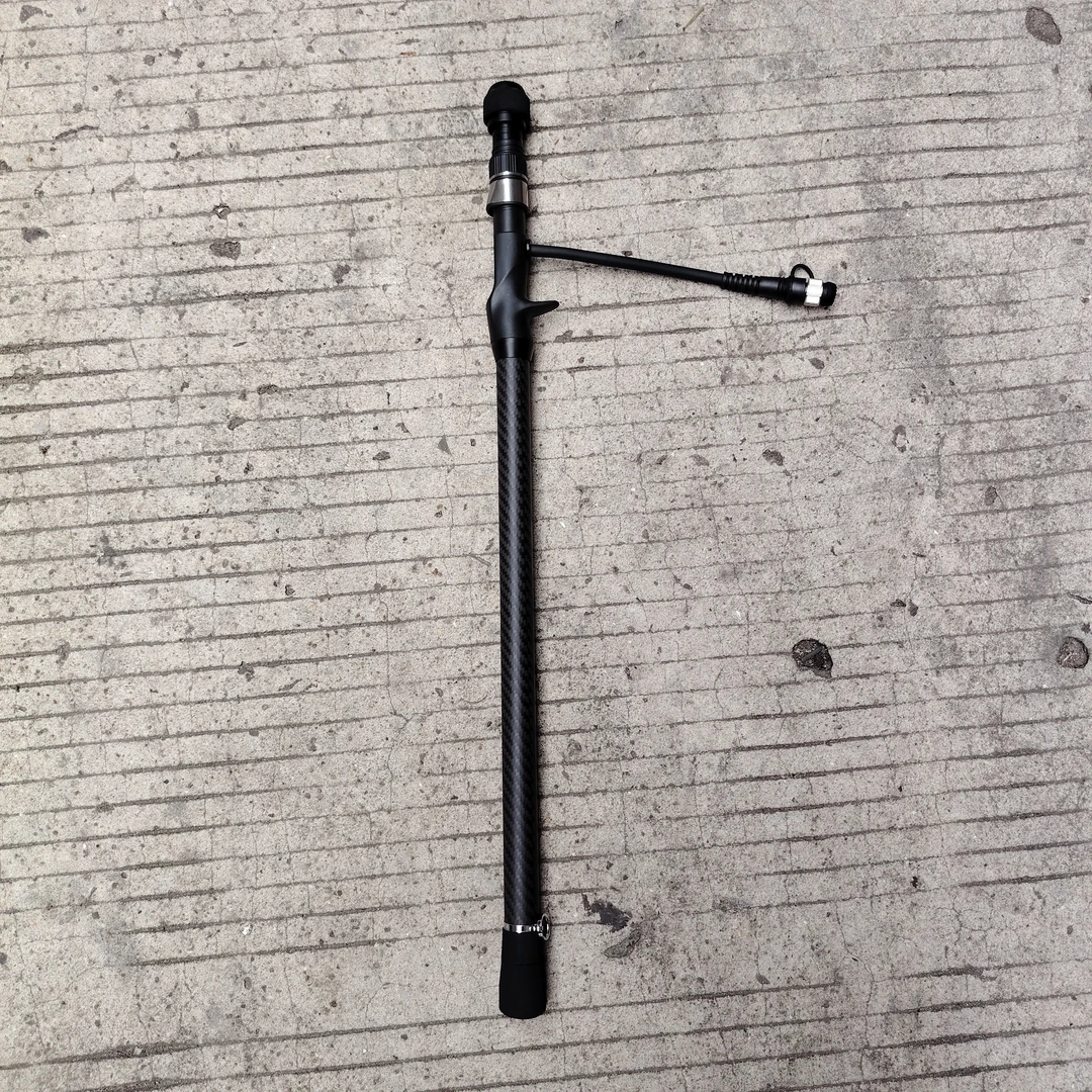 电动渔轮竿电池一体手把节使用鱼竿18650电池船竿慢摇竿一体竿