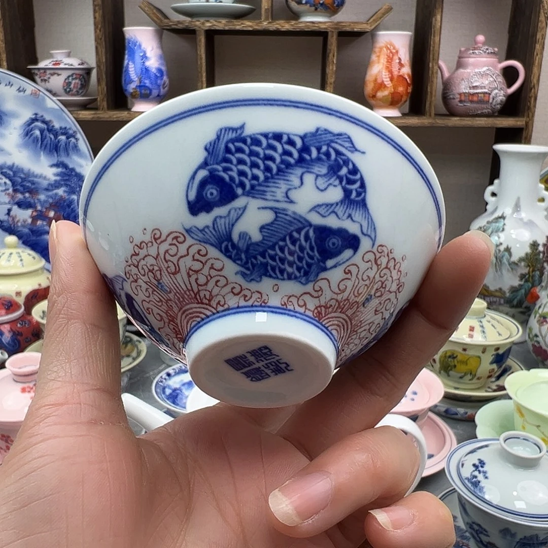 陶杯子景德镇陶瓷567老厂瓷3