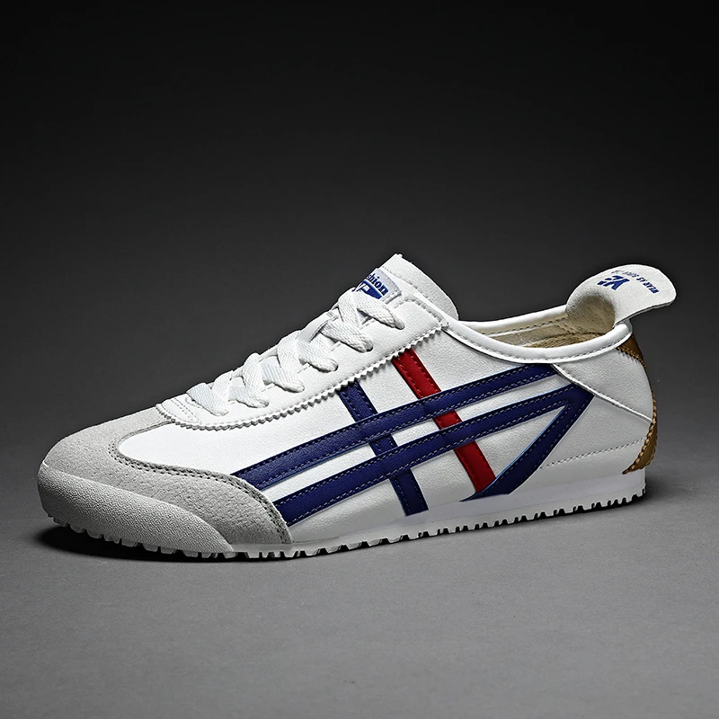 DEZU.CB2025秋冬季真皮百搭运动休闲潮鞋男女情侣阿甘德训鞋