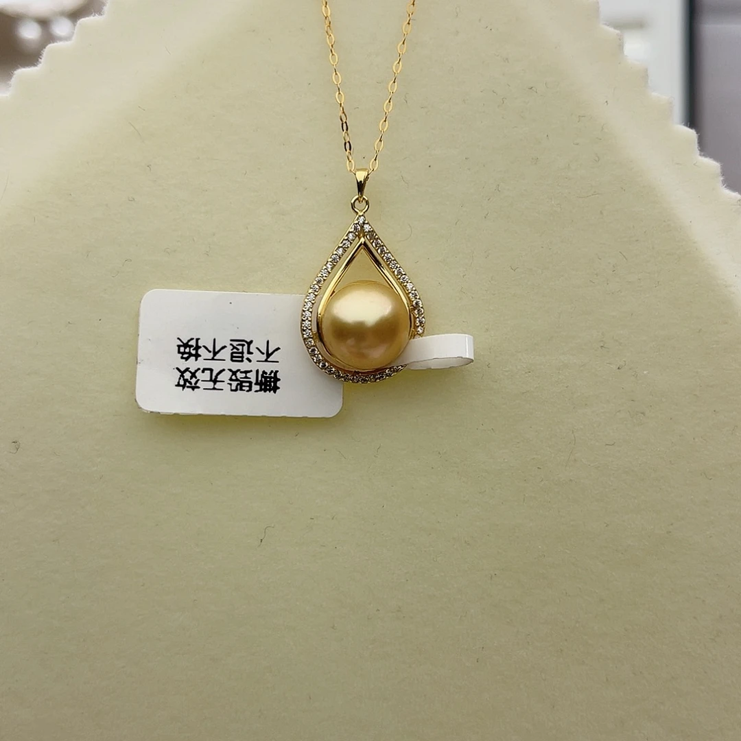 海水珍珠颈饰银S925镶嵌