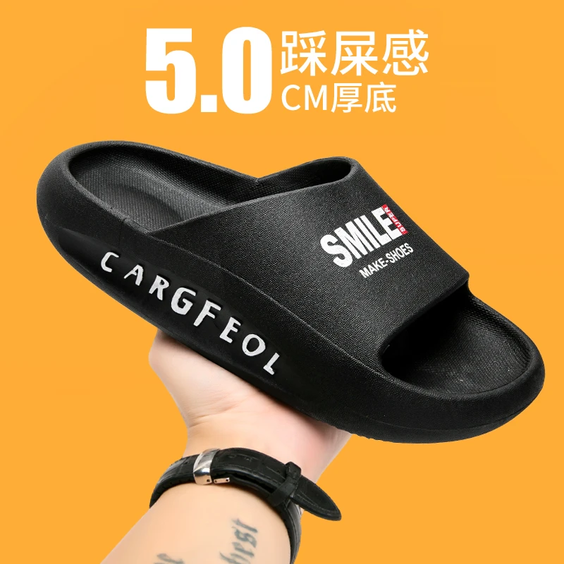 CARTELO/卡帝乐鳄鱼2025夏季新款男鞋潮流外穿时尚纯色透气一字拖